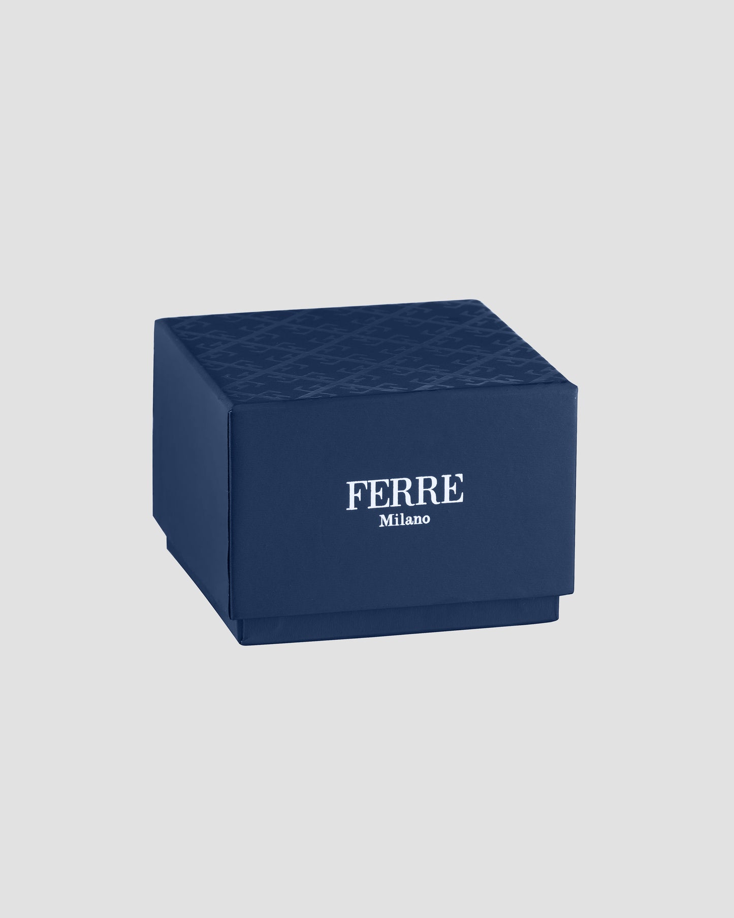 Ferre Milano Blue Leather Strap Watch