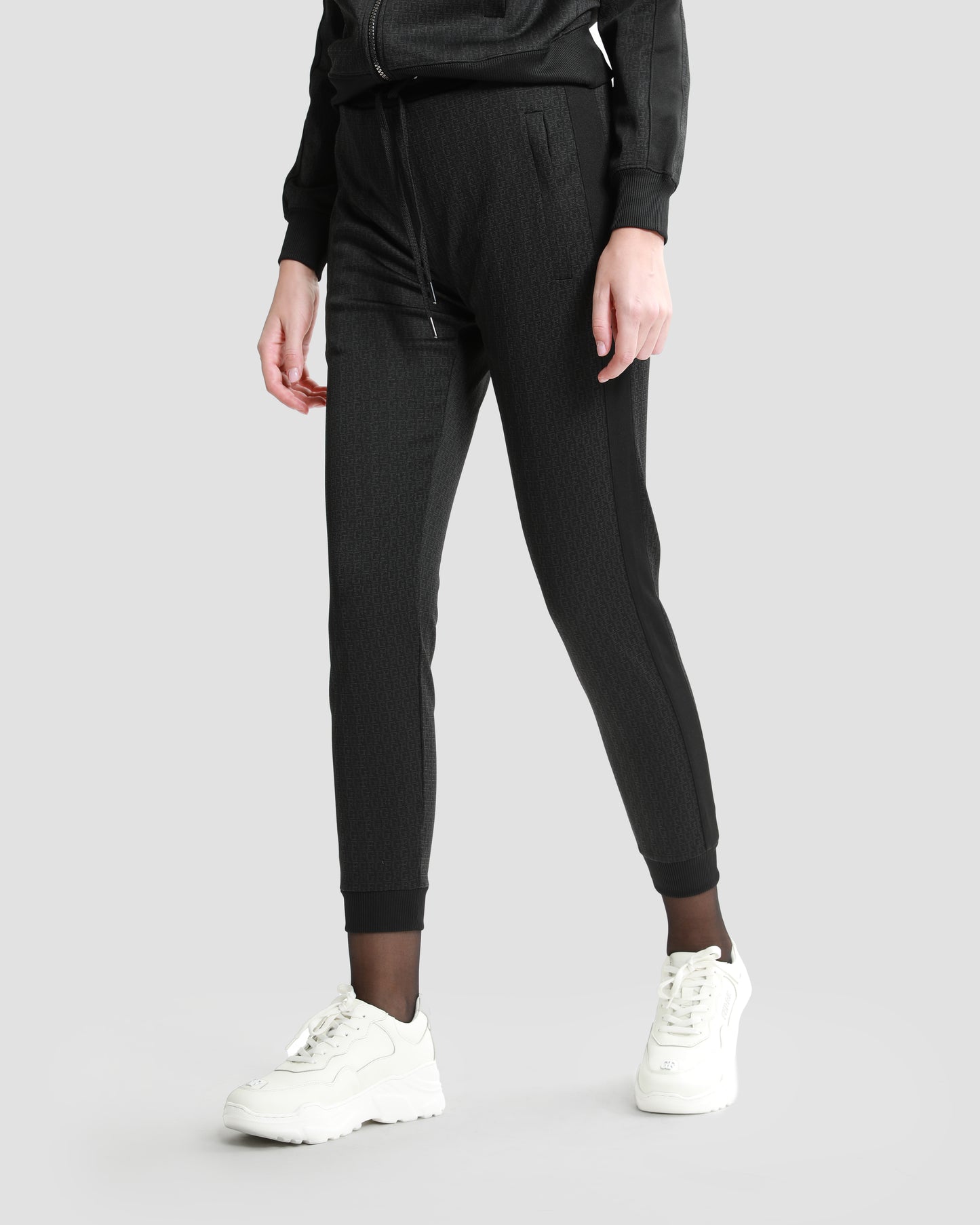 Logo Pattern Tracksuit Set