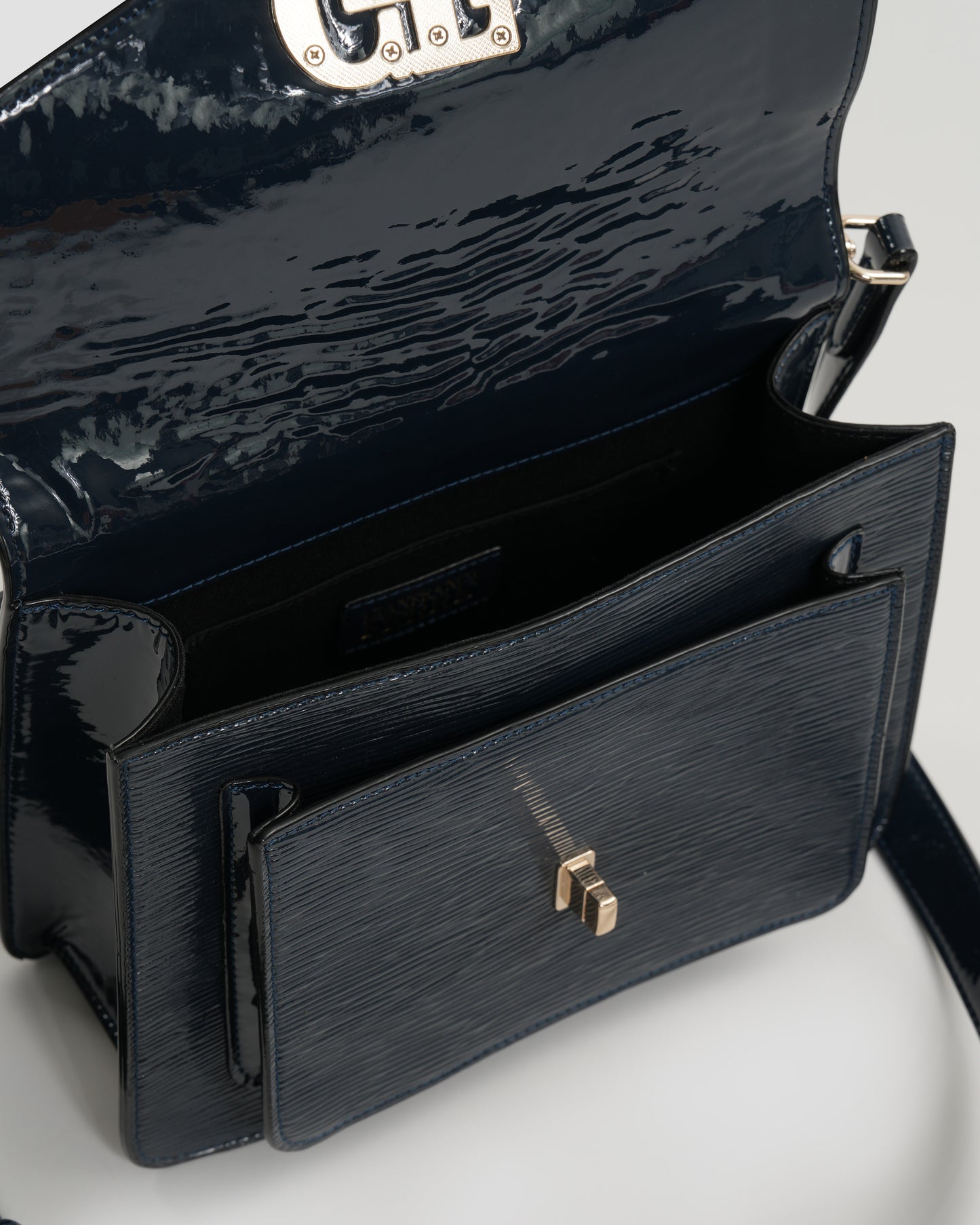 GF Hand Bag with Scarf-Tied Top Handle