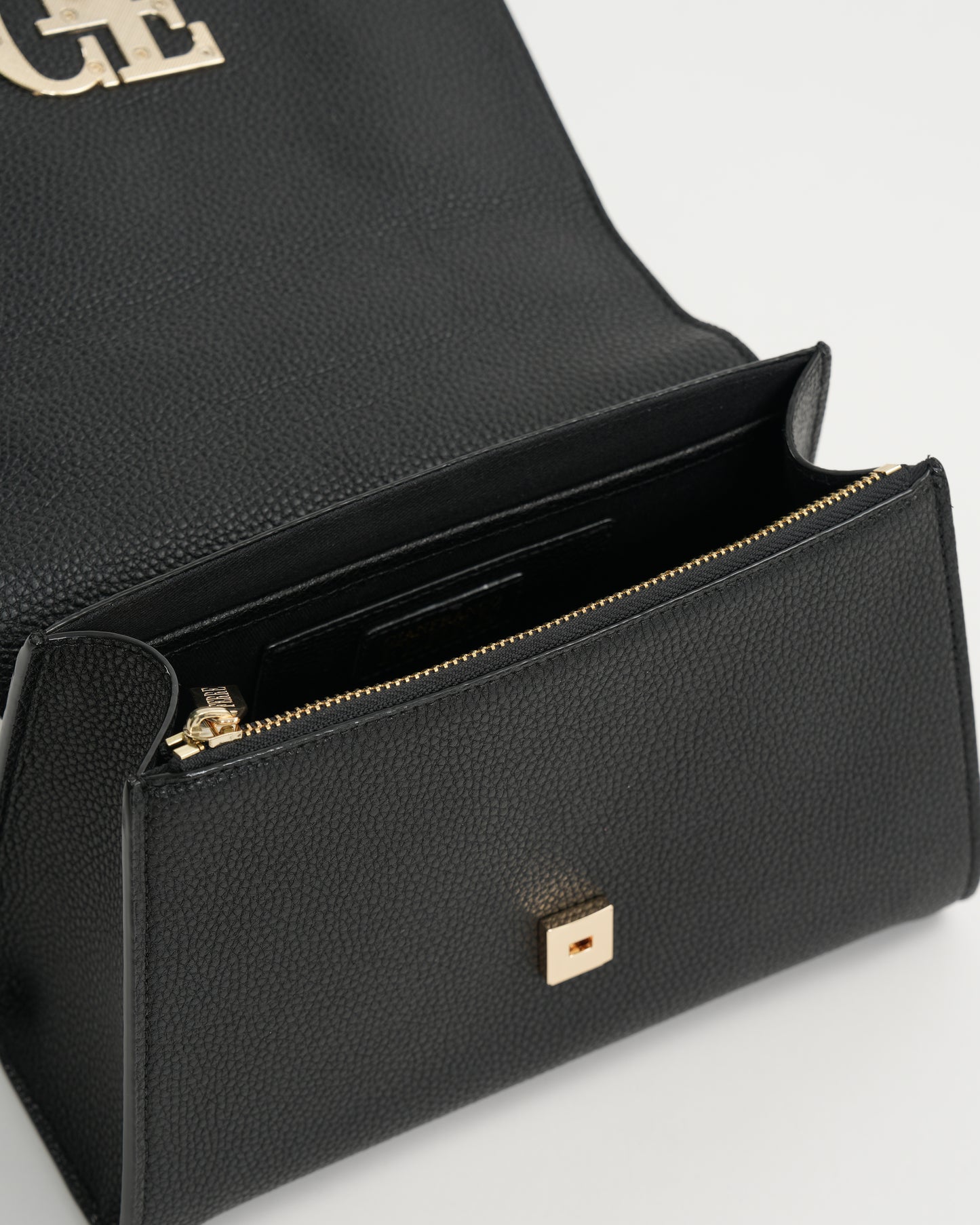 GF Hand Bag with Scarf-Tied Top Handle