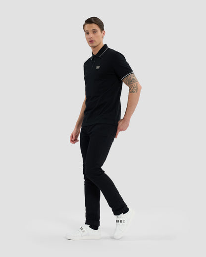 Ferré Embellished Chest Polo Shirt