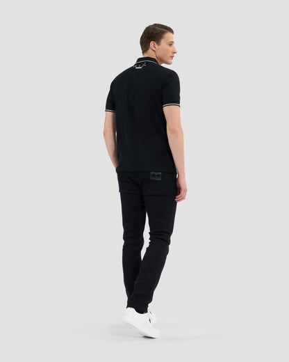 Ferré Embellished Chest Polo Shirt