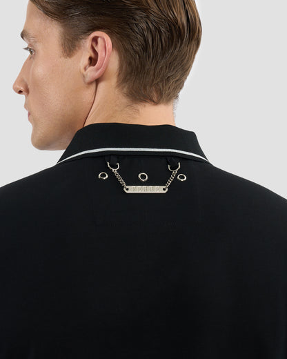 Ferré Embellished Chest Polo Shirt