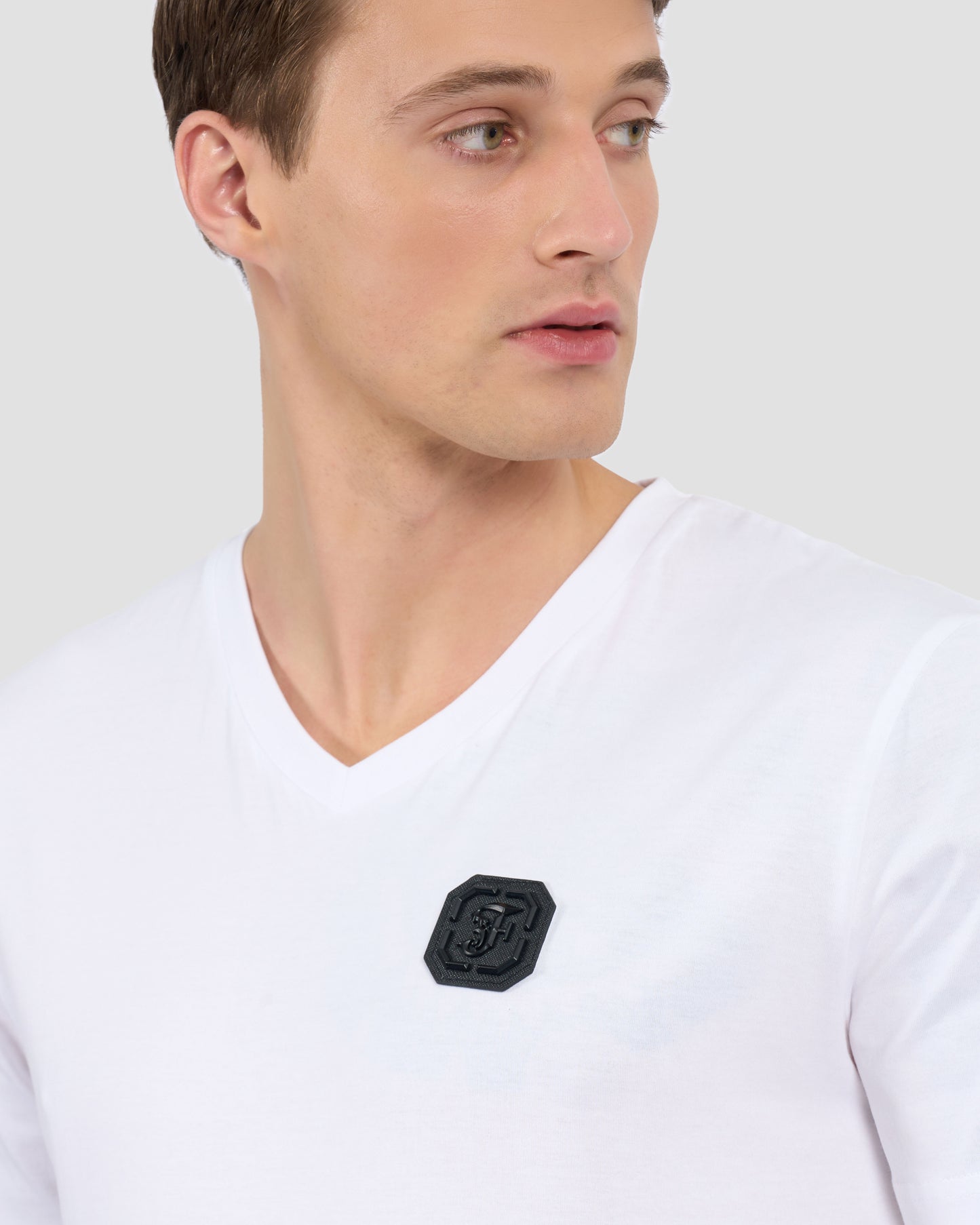 Script Brand Printed Back T-Shirt