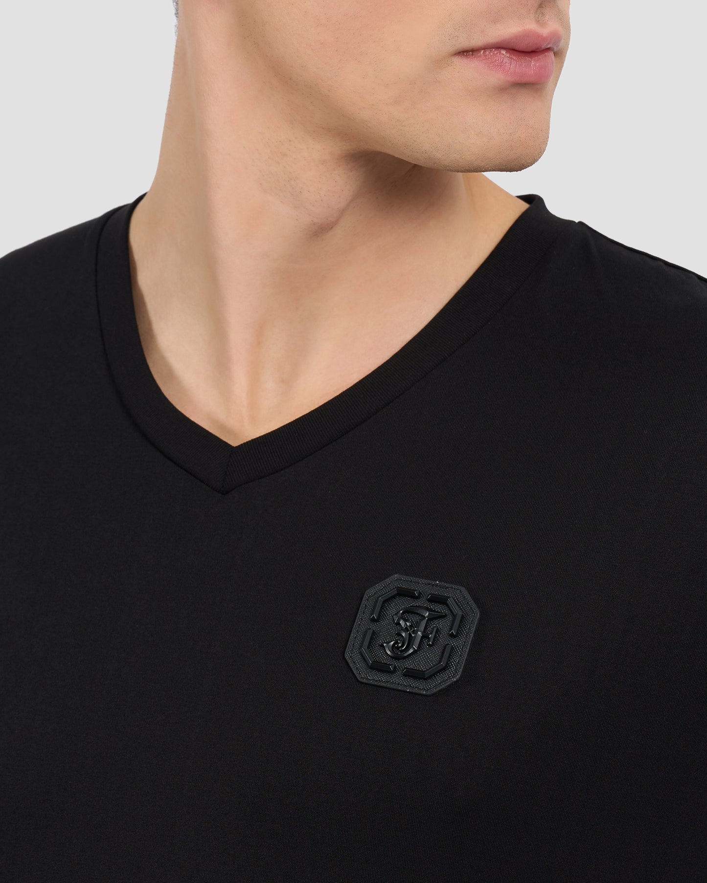 Script Brand Printed Back T-Shirt