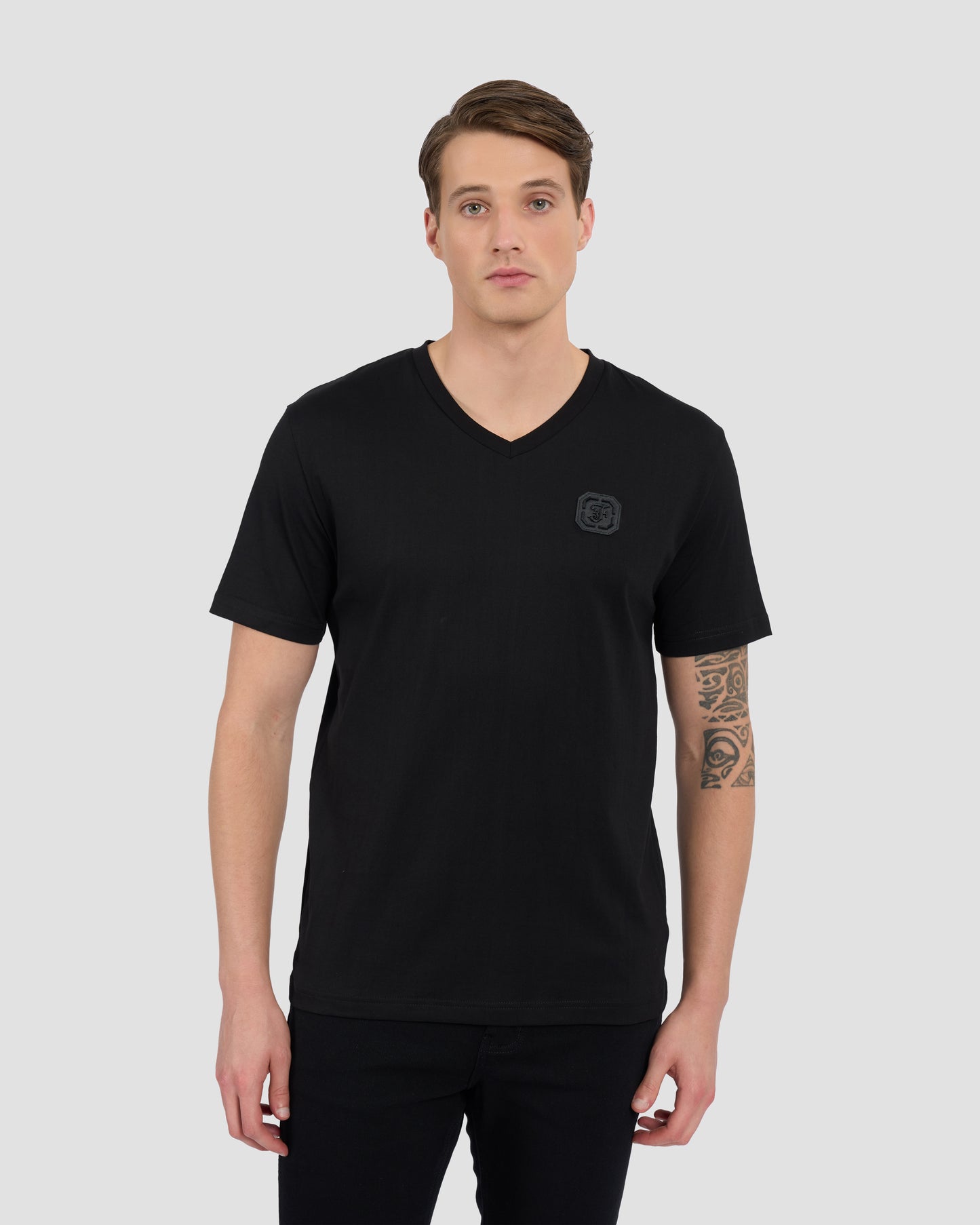 Script Brand Printed Back T-Shirt