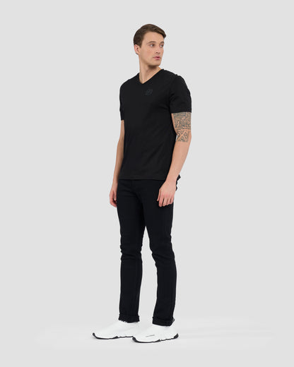 Script Brand Printed Back T-Shirt