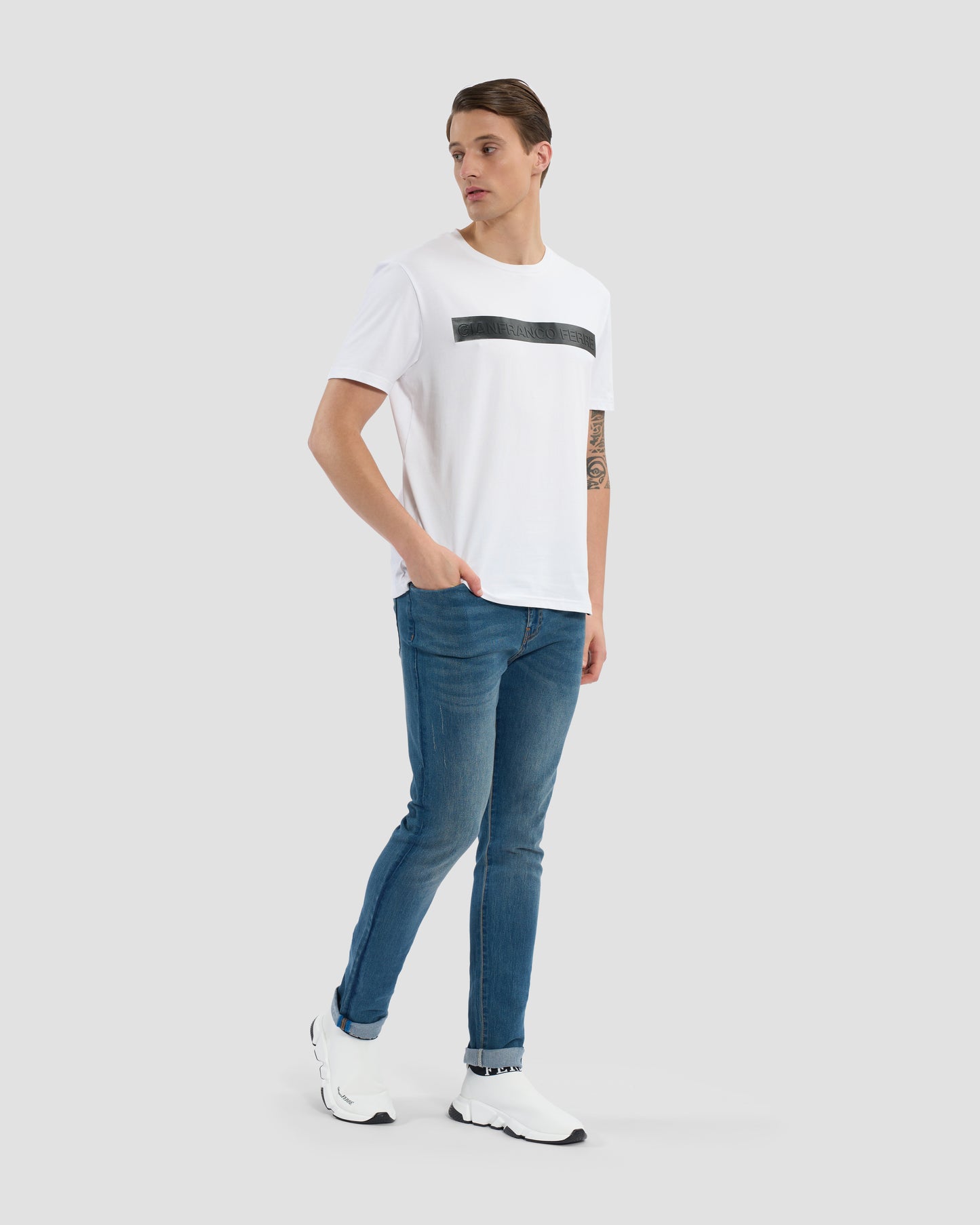Brand Labeled Front T-Shirt