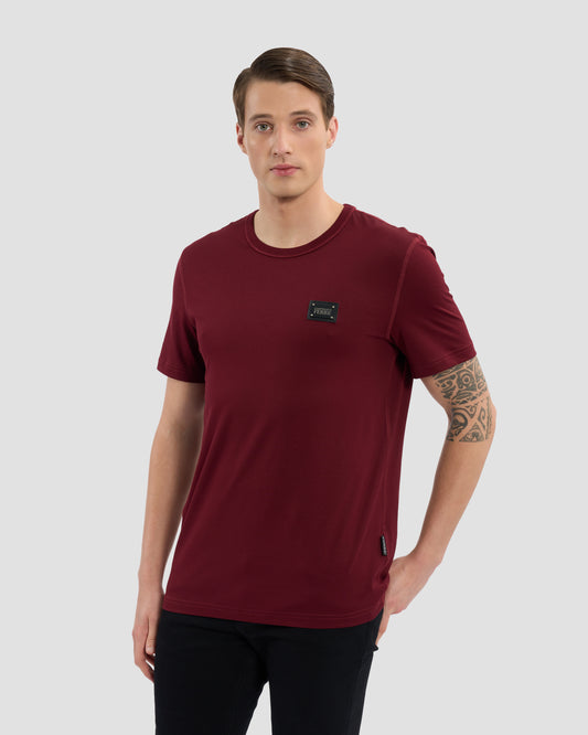 Metal Patched Stitched T-Shirt