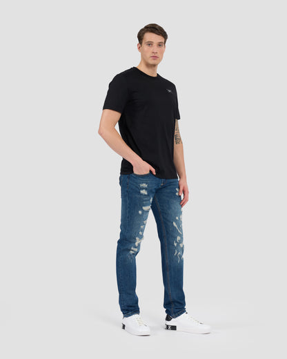 Brand Patched Chest T-Shirt