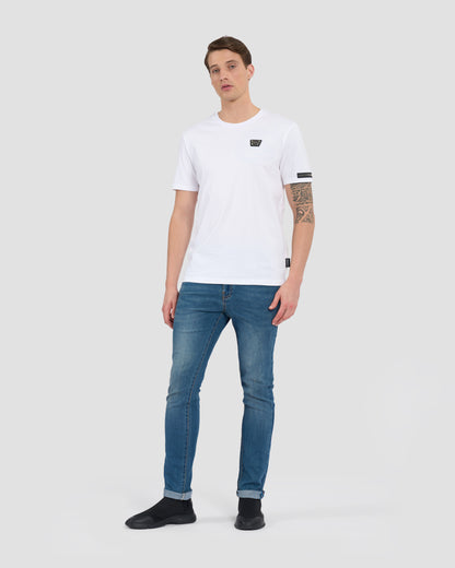 Brand Lettering Embellished T-Shirt