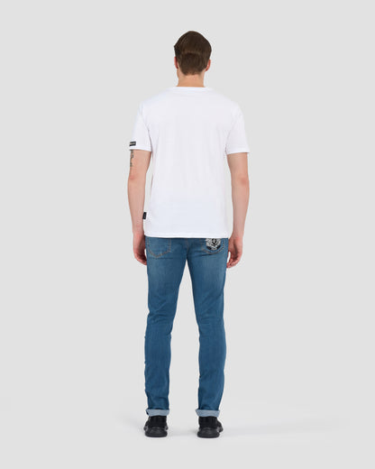 Brand Lettering Embellished T-Shirt