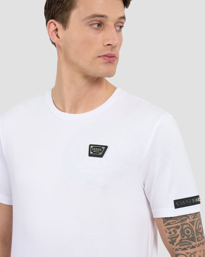 Brand Lettering Embellished T-Shirt