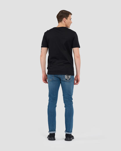 Brand Lettering Embellished T-Shirt