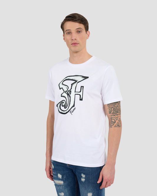 Gothic Ferré Patched T-Shirt
