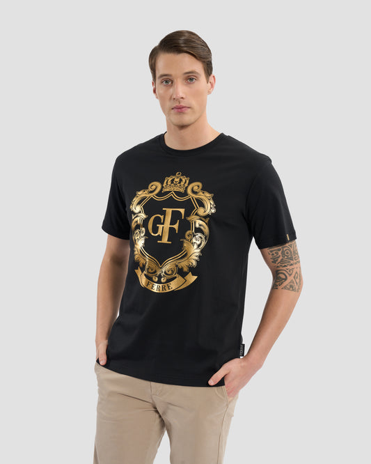 Gold-Tone Imperial Logo T-Shirt