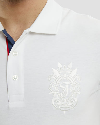 Imperial Logo Embroidered Polo Shirt