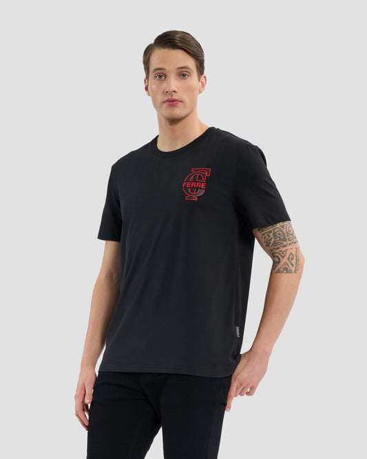 Ferré Printed Chest T-Shirt