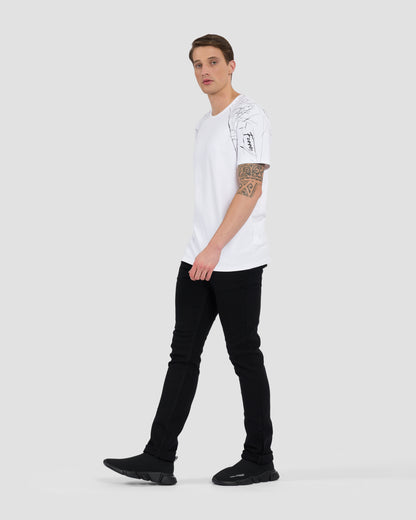 Ferré Streaks Print T-Shirt