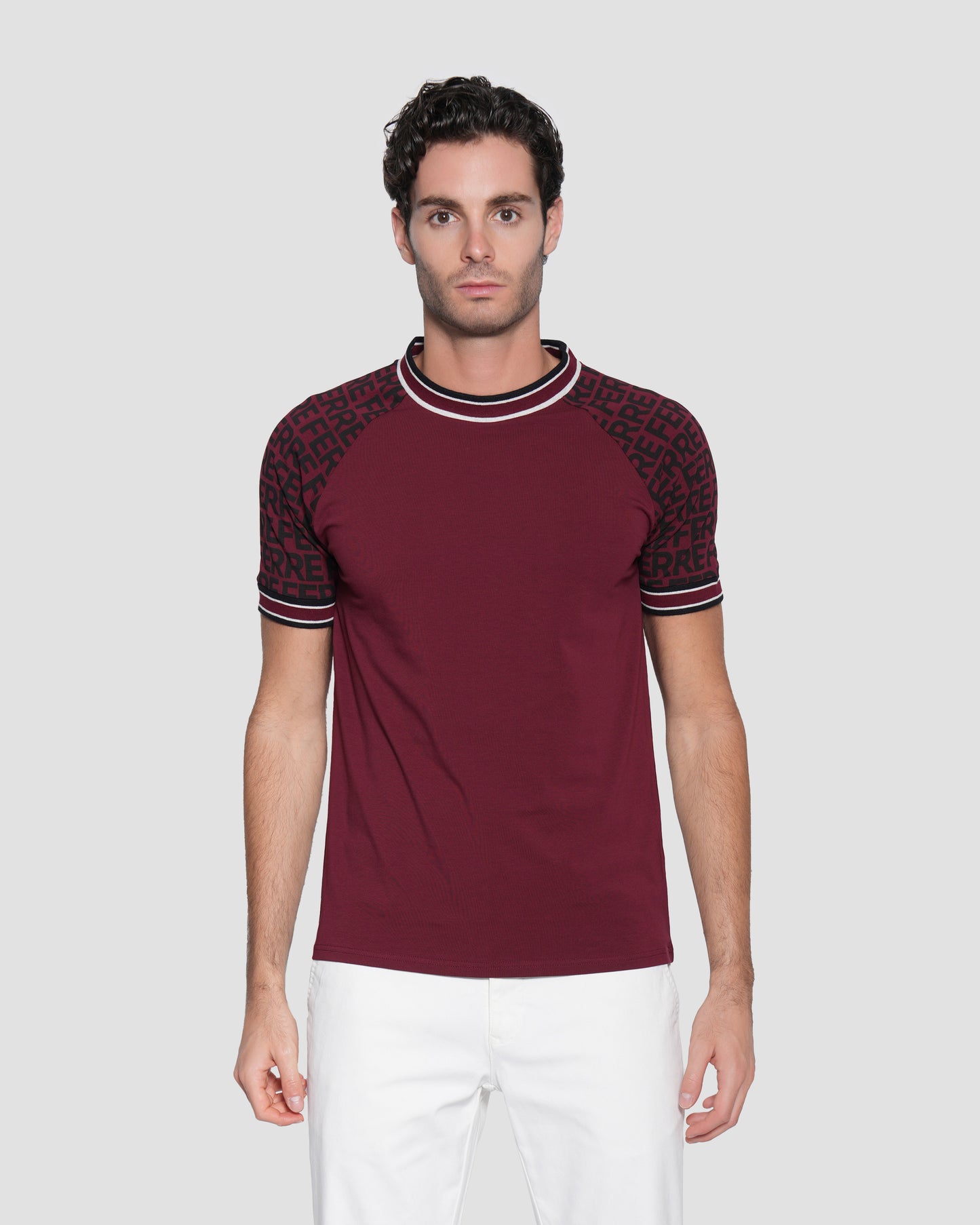 Patterned  Logo T-shirt