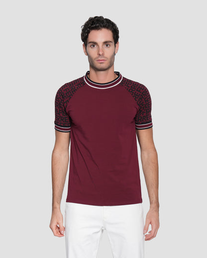 Patterned  Logo T-shirt