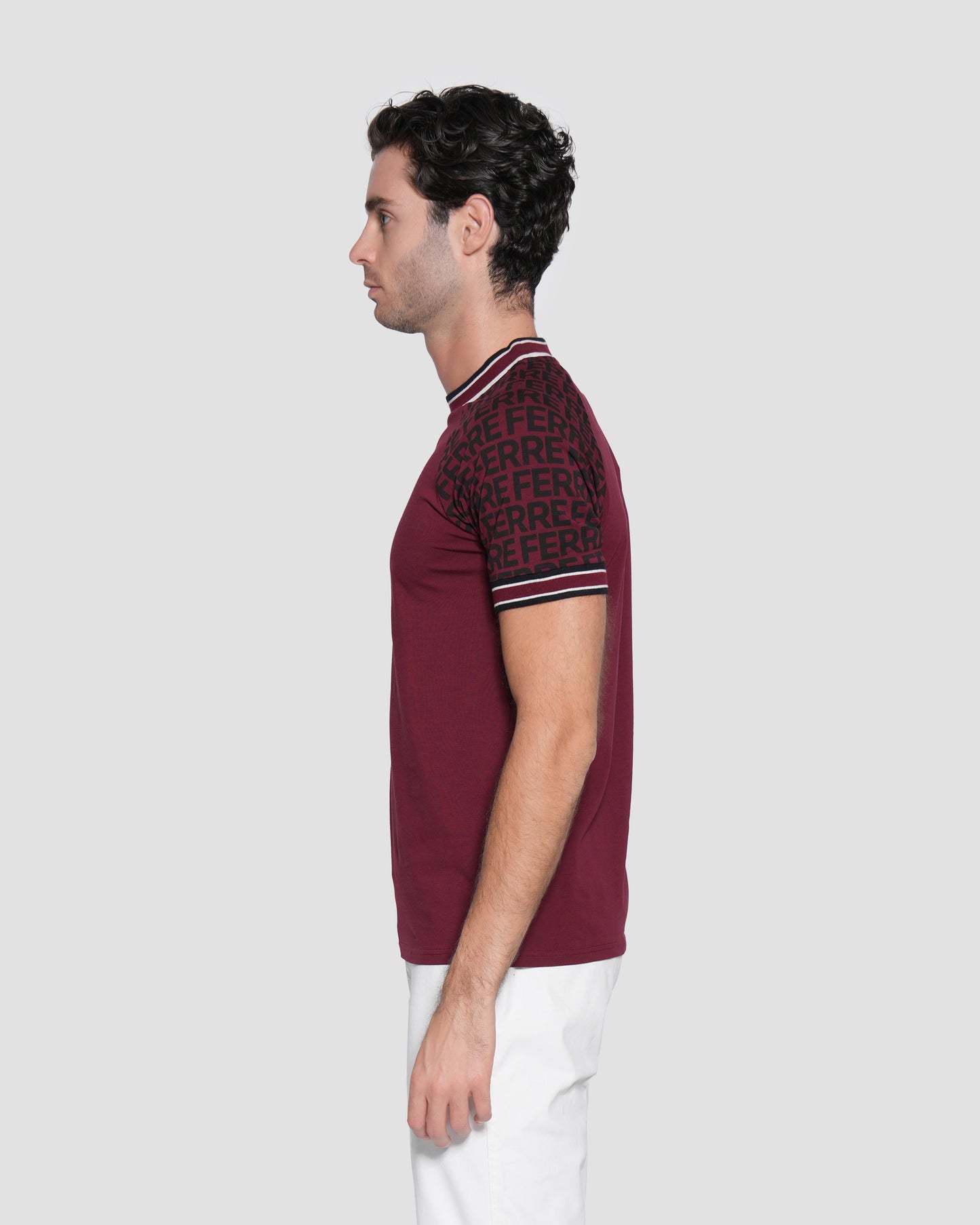 Patterned  Logo T-shirt