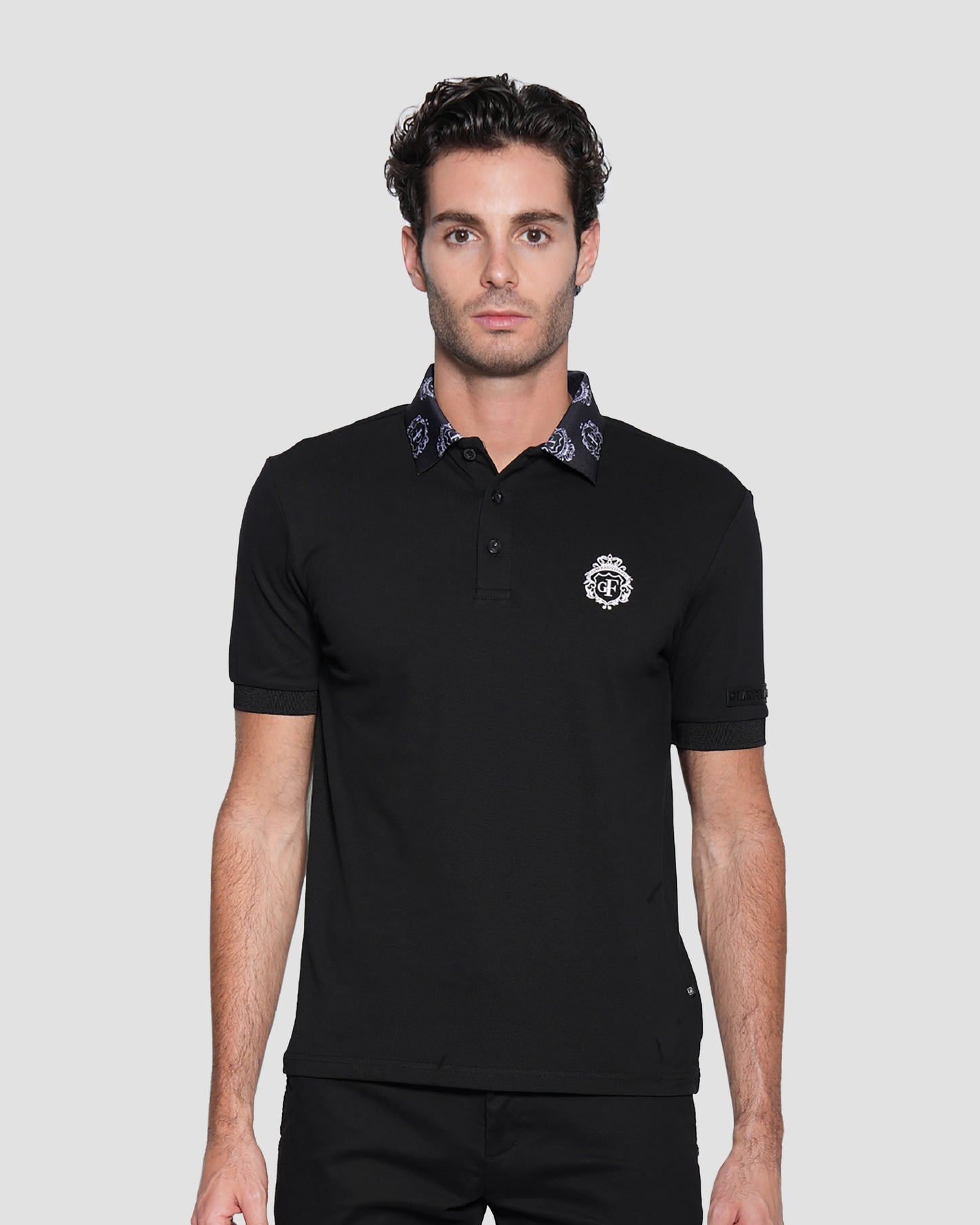 Logo Collared and Embroidered Polo Shirt