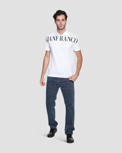 Printed Logo Polo Shirt