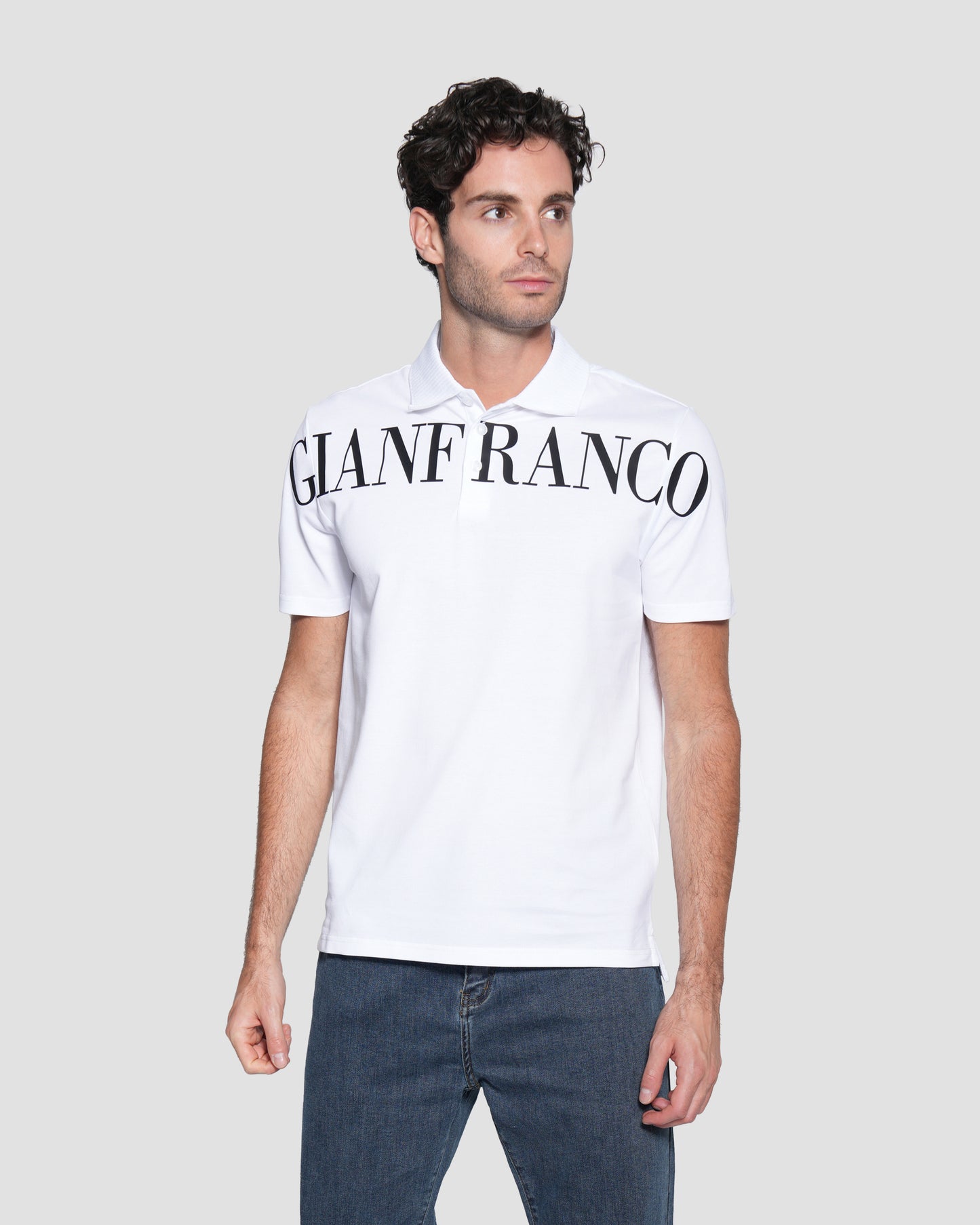Printed Logo Polo Shirt