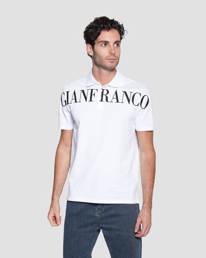 Printed Logo Polo Shirt