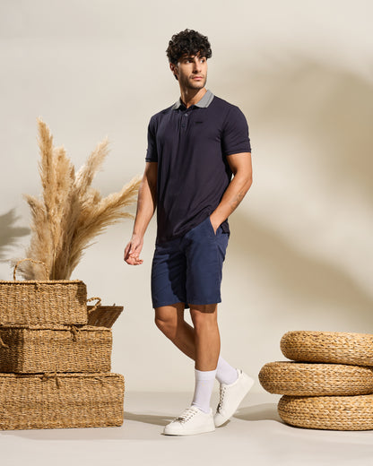 Ferre Classic Navy Polo Shirt