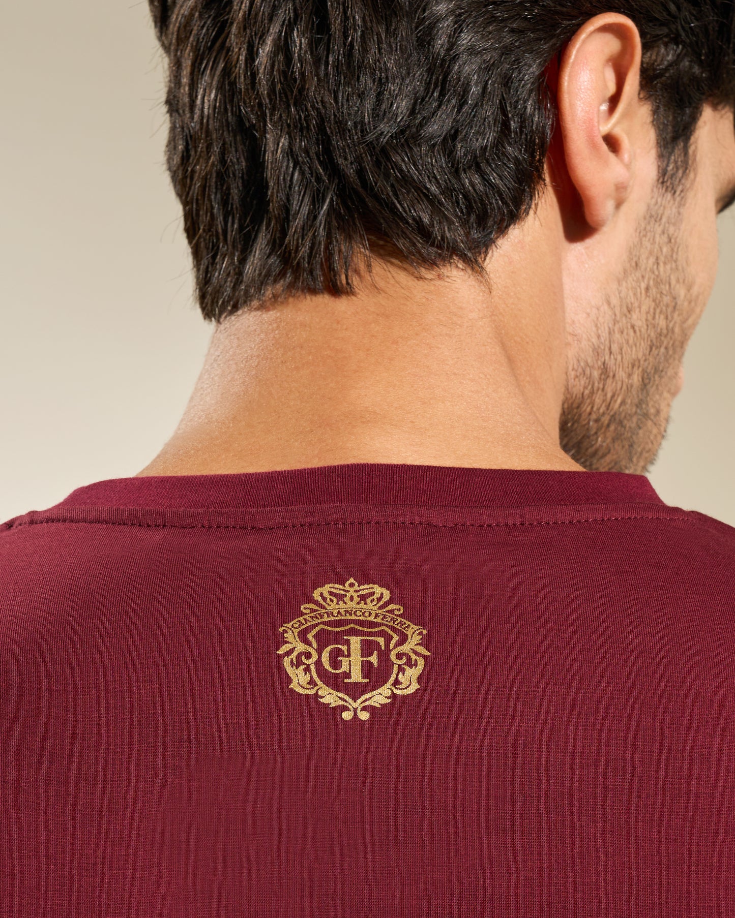 Iconic Shield Leather Print T-Shirt