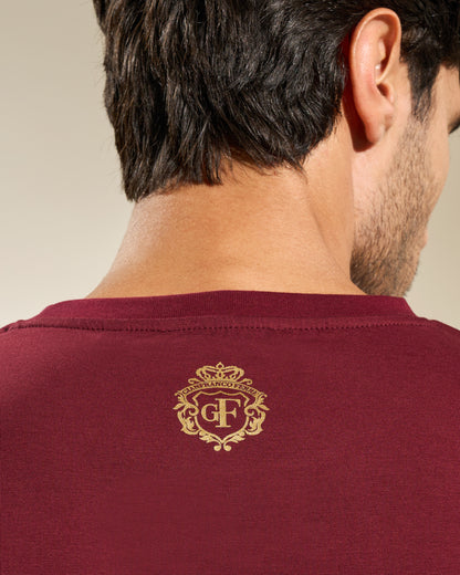 Iconic Shield Leather Print T-Shirt