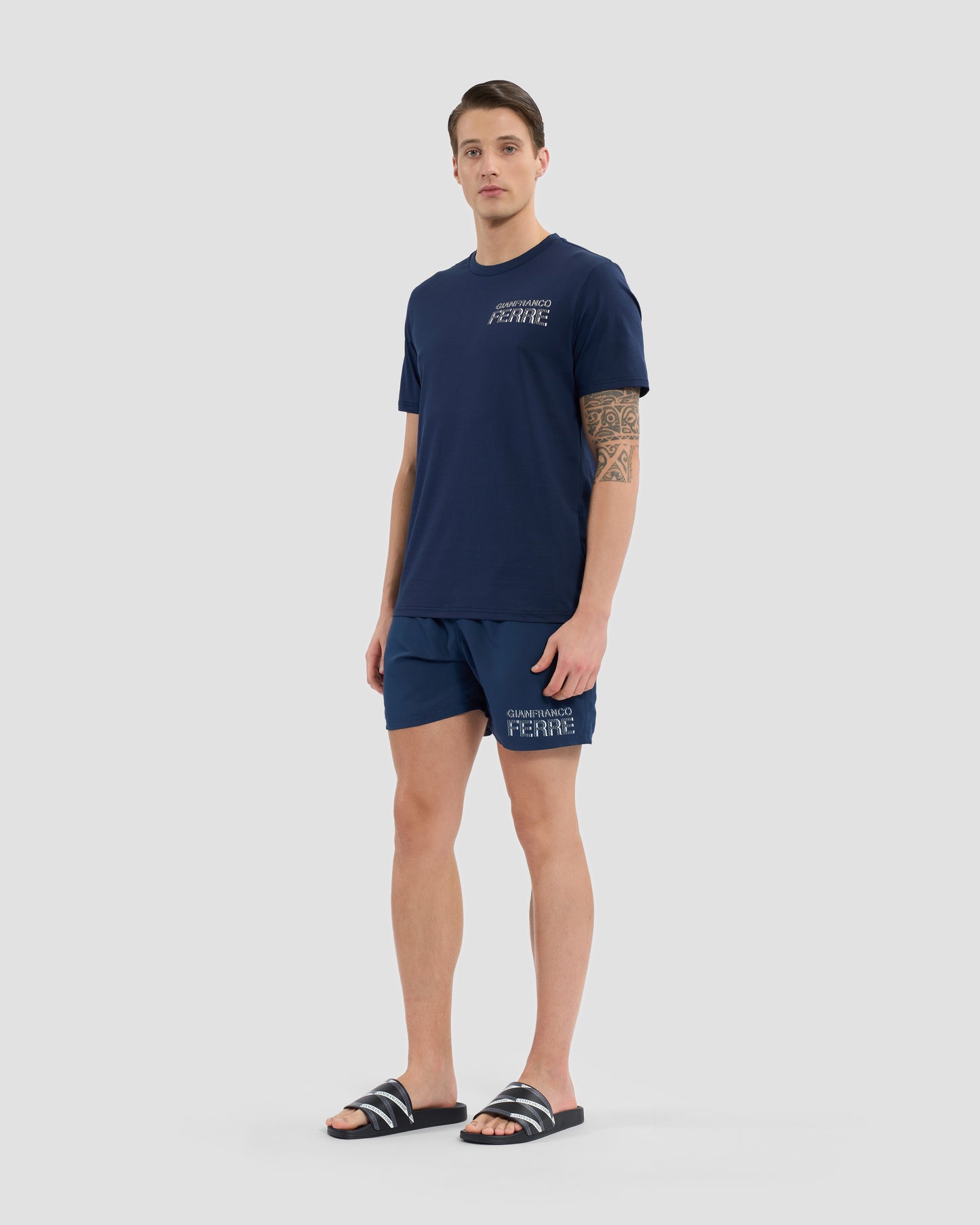 Brand Printed Chest T-Shirt