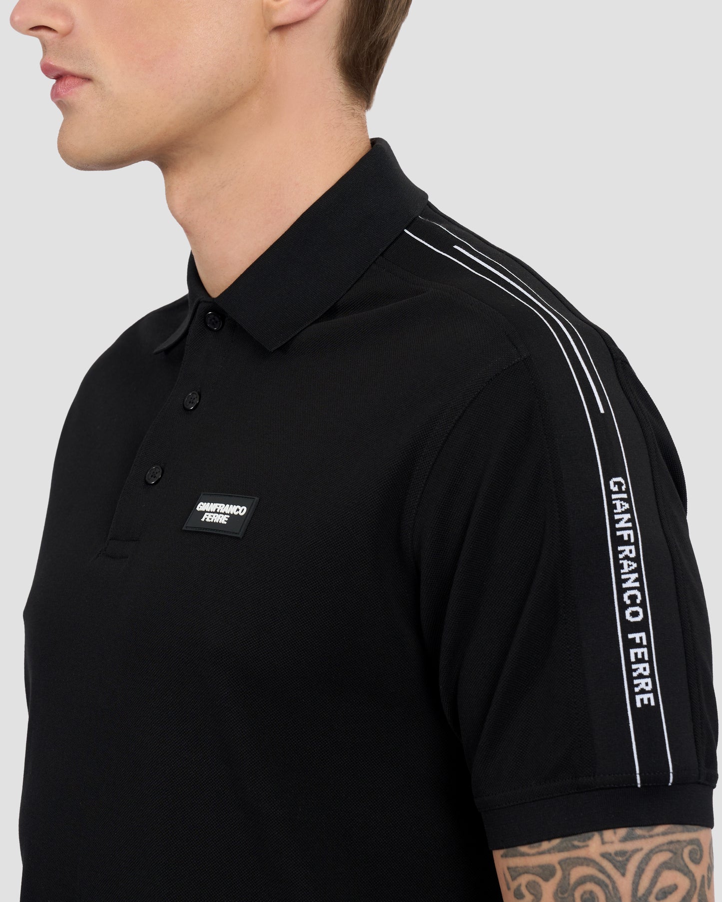 Brand Patched Polo Shirt