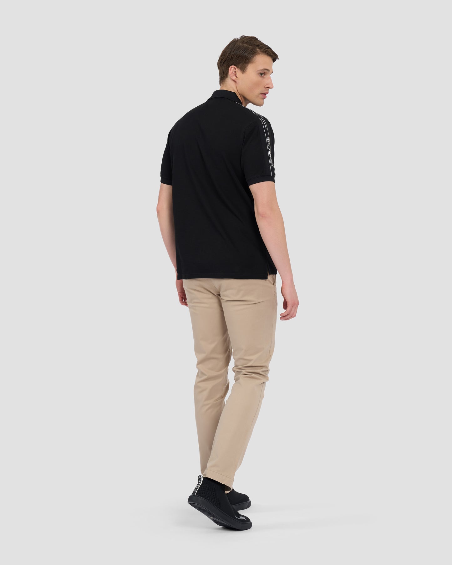 Brand Patched Polo Shirt