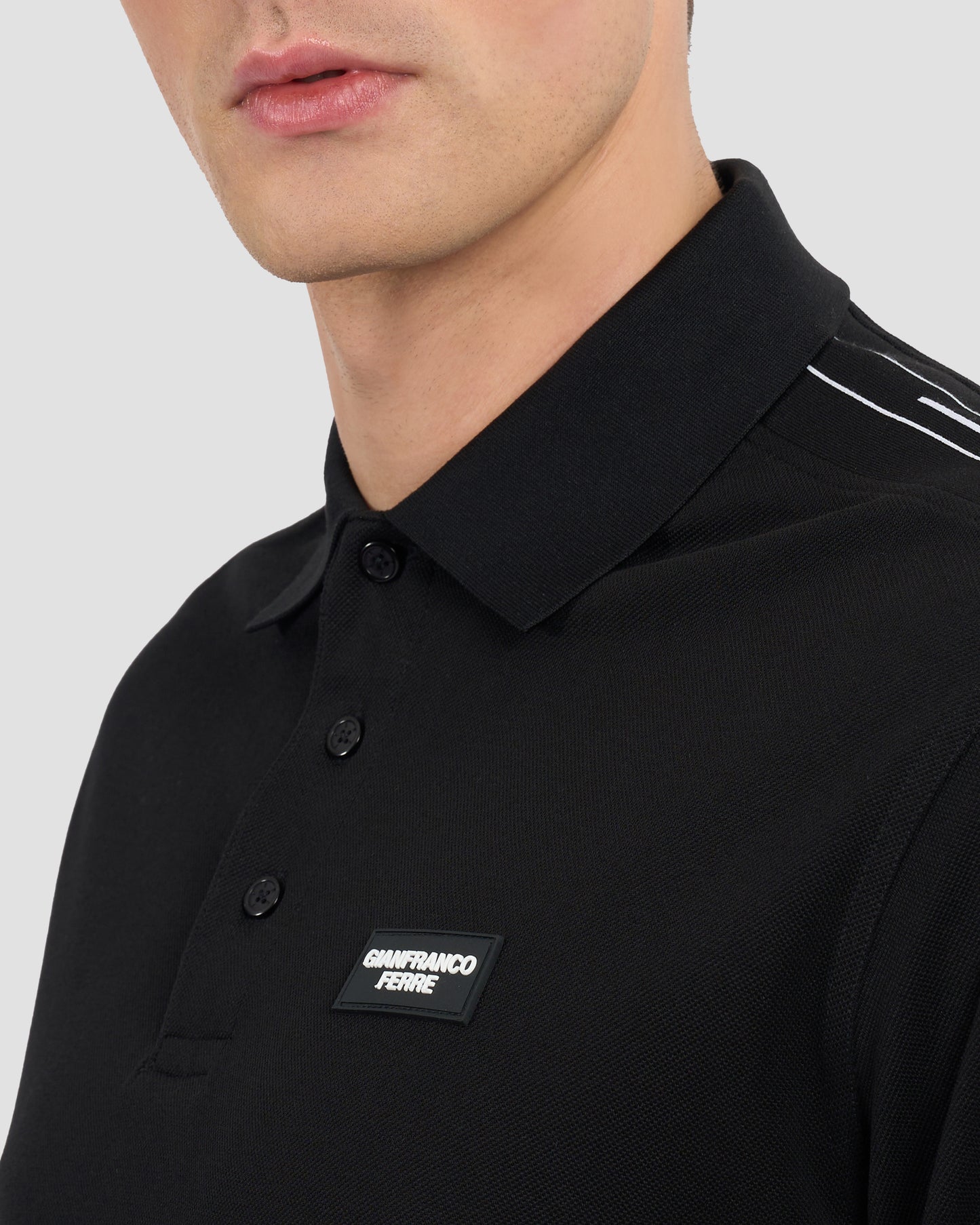 Brand Patched Polo Shirt