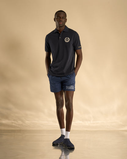 Embroidered Crest Polo Shirt