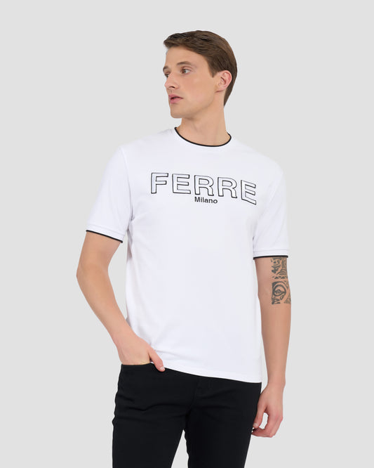 Embroidered Ferré T-Shirt