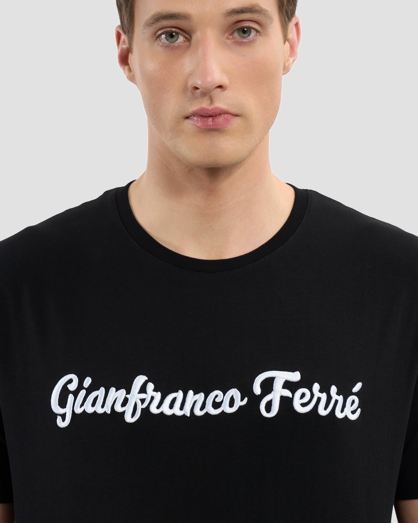 Script Brand Embroidered T-Shirt