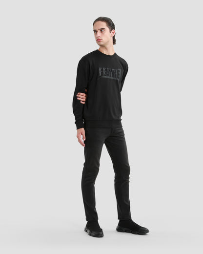 Embroidered Front Sweatshirt