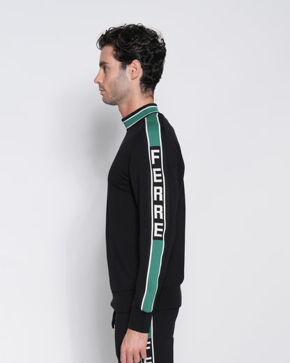 Jacquard Logo Tape Sweatshirt