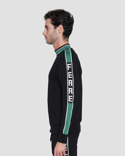 Jacquard Logo Tape Sweatshirt