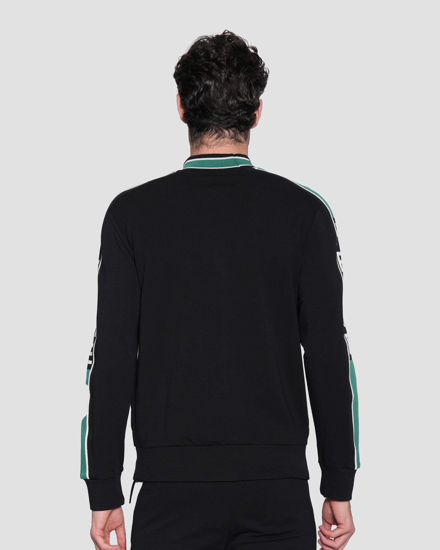 Jacquard Logo Tape Sweatshirt