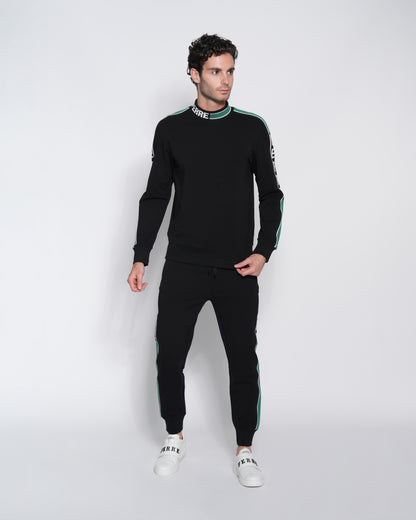 Jacquard Logo Tape Track Pants