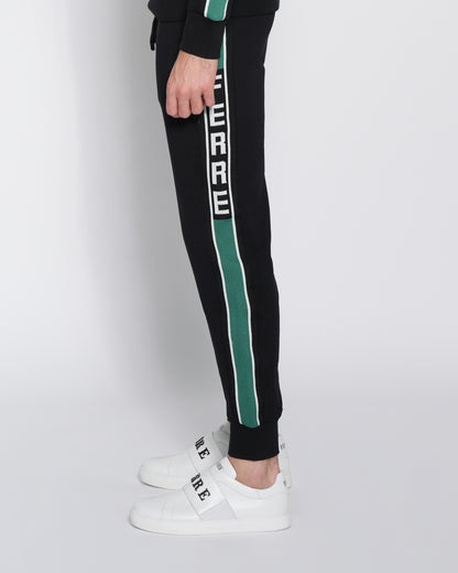 Jacquard Logo Tape Track Pants