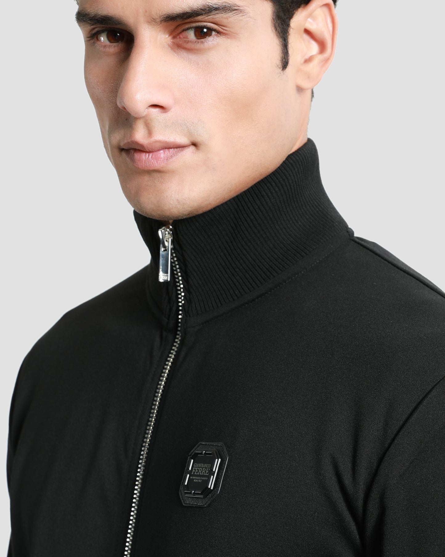 Embroidered Sleeve Tracksuit Jacket