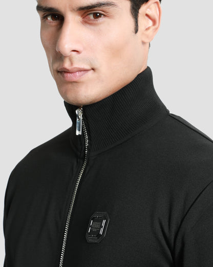 Embroidered Sleeve Tracksuit Jacket