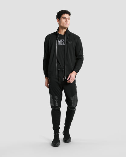 Embroidered Sleeve Tracksuit Jacket