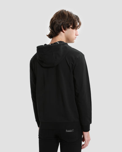 Contrast Toned GF Printed Hoodie